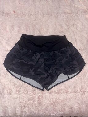 Black Camo Athletic Shorts